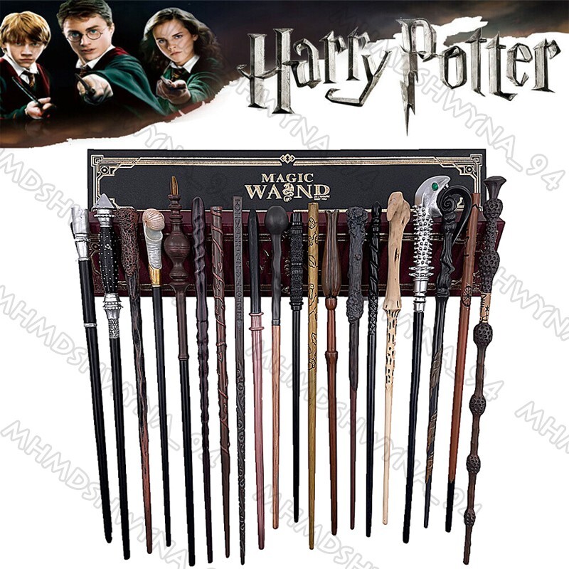 Harry Potter Metal Core Magic Wand Cosplay Hermione Granger Voldemort Gift  Box