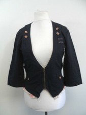 Lola Espeleta Jacket/waistcoat Blue Size 4 Eur L Dh003 Ff 14
