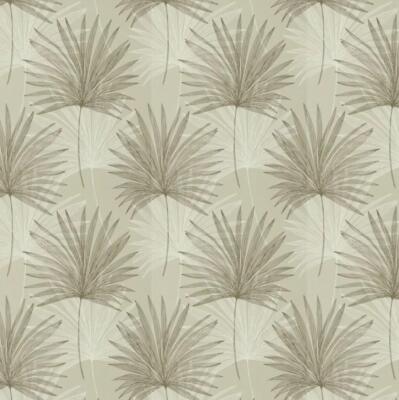 Wallpaper Harlequin Mitende Palm Pebble Taupe Chalk , 56 sq ft Bolt