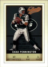 2002 Authentix (Fleer) Football "Main Set" Cards