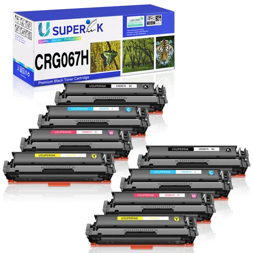 8PK CRG067H Color Toner for Canon LBP632Cdw LBP633Cdw MF656Cdw/653Cdw/654Cdw