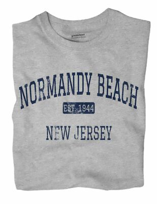 Normandy Beach New Jersey NJ T-Shirt EST
