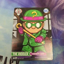 The Riddler Modern Day 022 DC Comics Ooshies Trading Cards Series 2