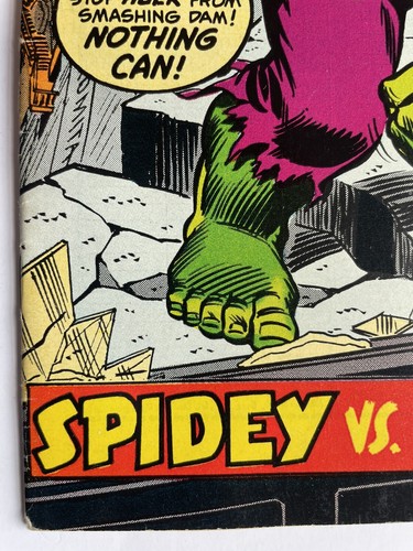 Amazing Spider-Man #119 (1973) Spider-Man vs Hulk Classic Cover - Imagen 5 de 9