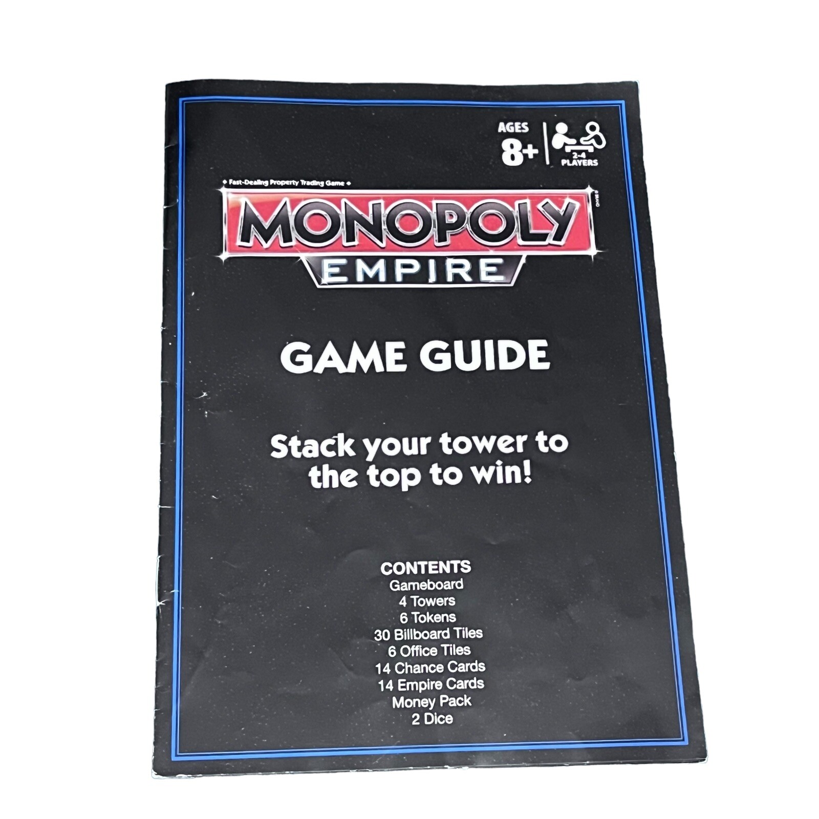 Monopoly EMPIRE Game Guide Instruction Booklet ONLY Hasbro Replacement