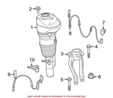 Genuine OEM Shock Mount Front Driver Left for BMW 31126861199