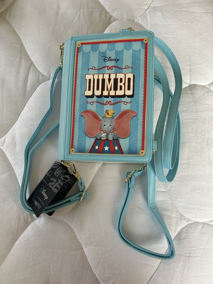 Loungefly Disney Dumbo Story Book Convertible Backpack Crossbody Bag NEW Dumbo Storybook Convertible Backpack & Crossbody Bag main image 4