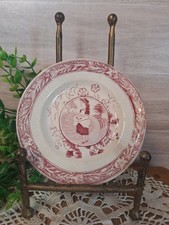 Antque Staffordshire Transferware Small Childs Tea set Plate, Little May with...