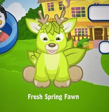 Webkinz Fresh Spring Fawn Pet CODE ONLY