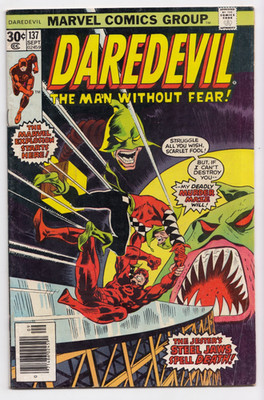 US Marvel  DAREDEVIL Vol.I #137  Marv Wolfman / John Buscema  1976   vs. JESTER