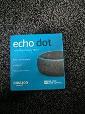 Amazon Echo Dot (3rd Gen) Smart speaker with Alexa - Charcoal Fabric - Brand New