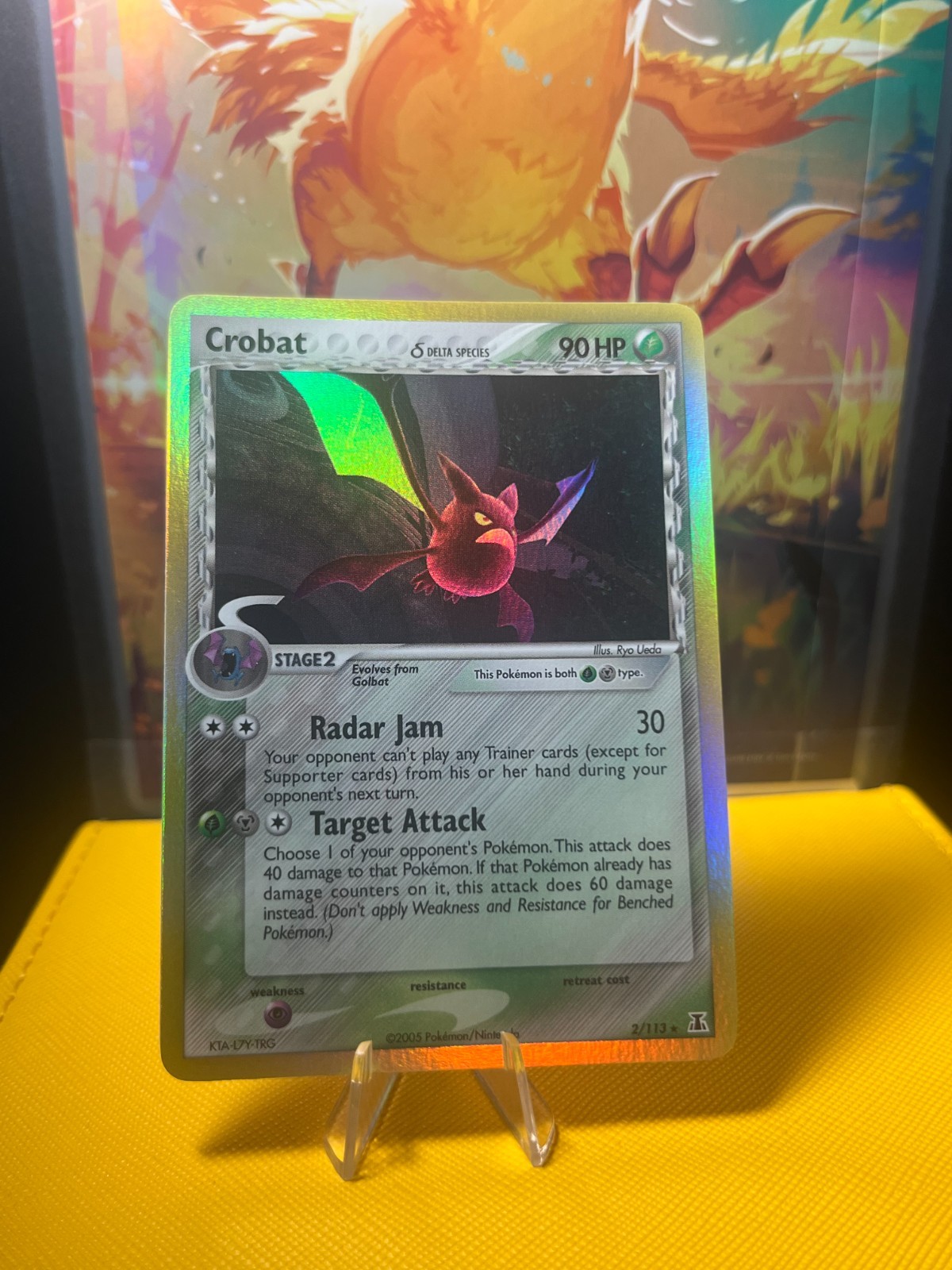 Crobat 2/113 Reverse Holo Delta Species Pokemon 2005