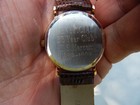 LONGINES VINTAGE 150 7229 GOLD DIAL QUARTS WATCH W/ ORIGINAL LIZARD SKIN BAND — photo 10