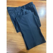 Men'sLined Black Dress Pants Slacks Waist 47