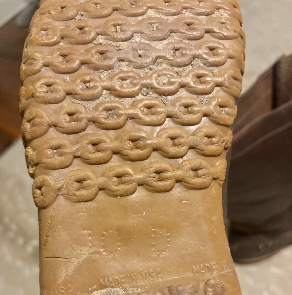 VTG L.L. Bean Maine Hunting Shoes - Duck Boots - Men’s 10 D - 16” 14 eyelet - Image 3 of 4