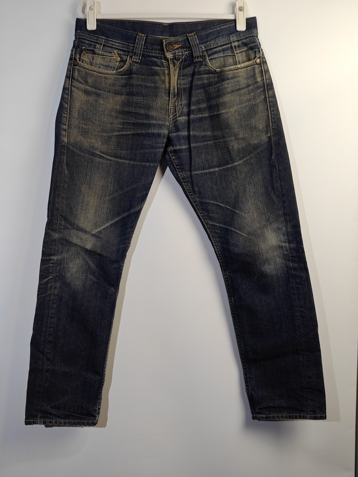 Levi's 511 Slim Fit Jeans Mens Size W33 L30 Distressed Rare Vintage