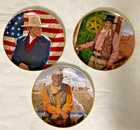 John Wayne Symbol of America Series 6 Franklin Mint Plates  — photo 2