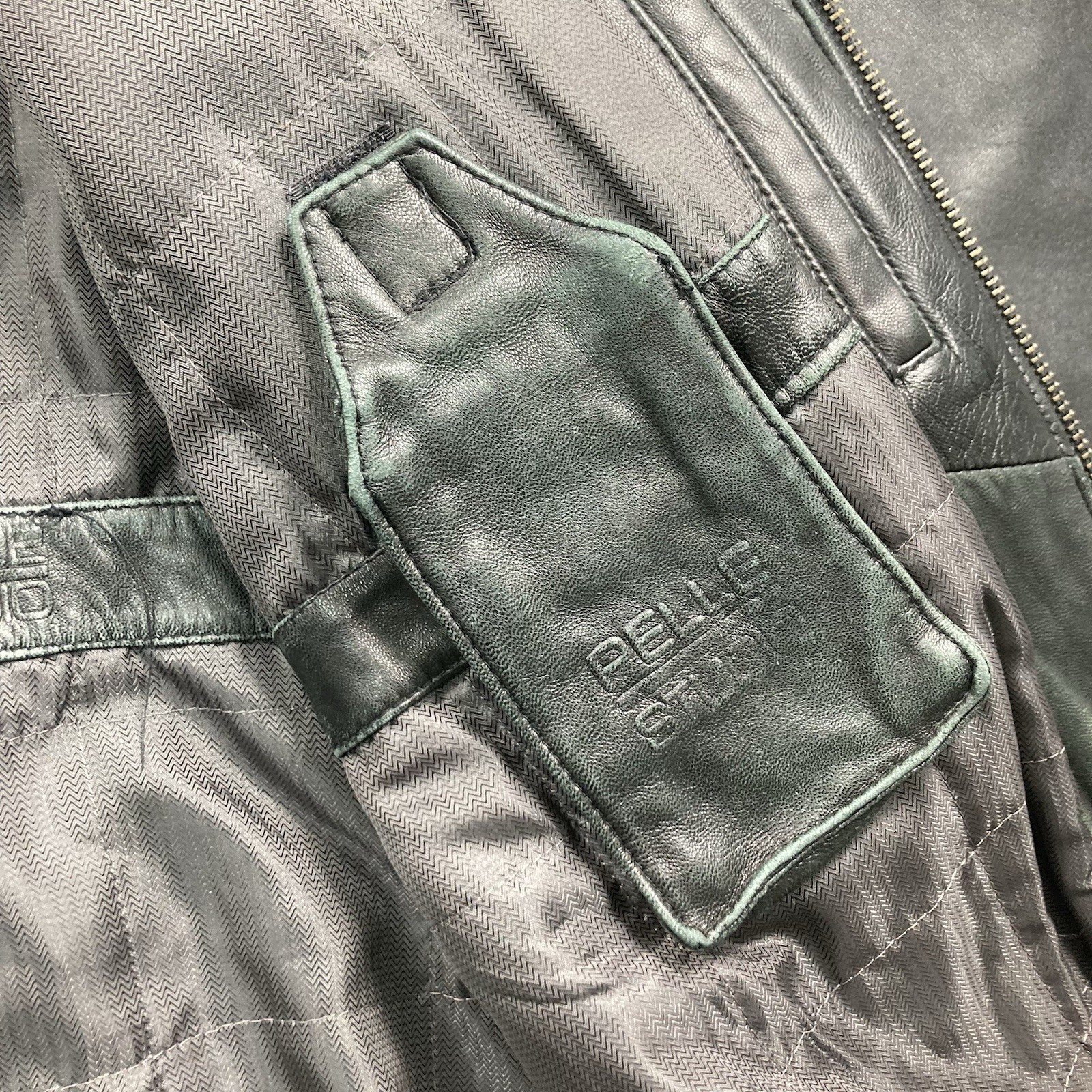 Vintage Wilsons Pelle Studio Leather Jacket Men XL Black Lined Zip Bomber thumbnail 15