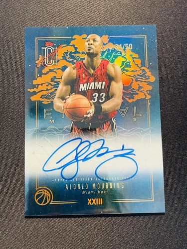 2025 Topps Signature Alonzo Mourning Orange (RAW)