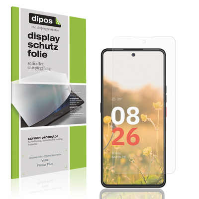 4x Schutzfolie matt für Volla Plinius Plus Displayschutzfolie Folie Display