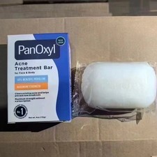 Panoxyl Acne Treatment Bar with 10 Benzoyl Peroxide, Maximum Strength Acne Bar