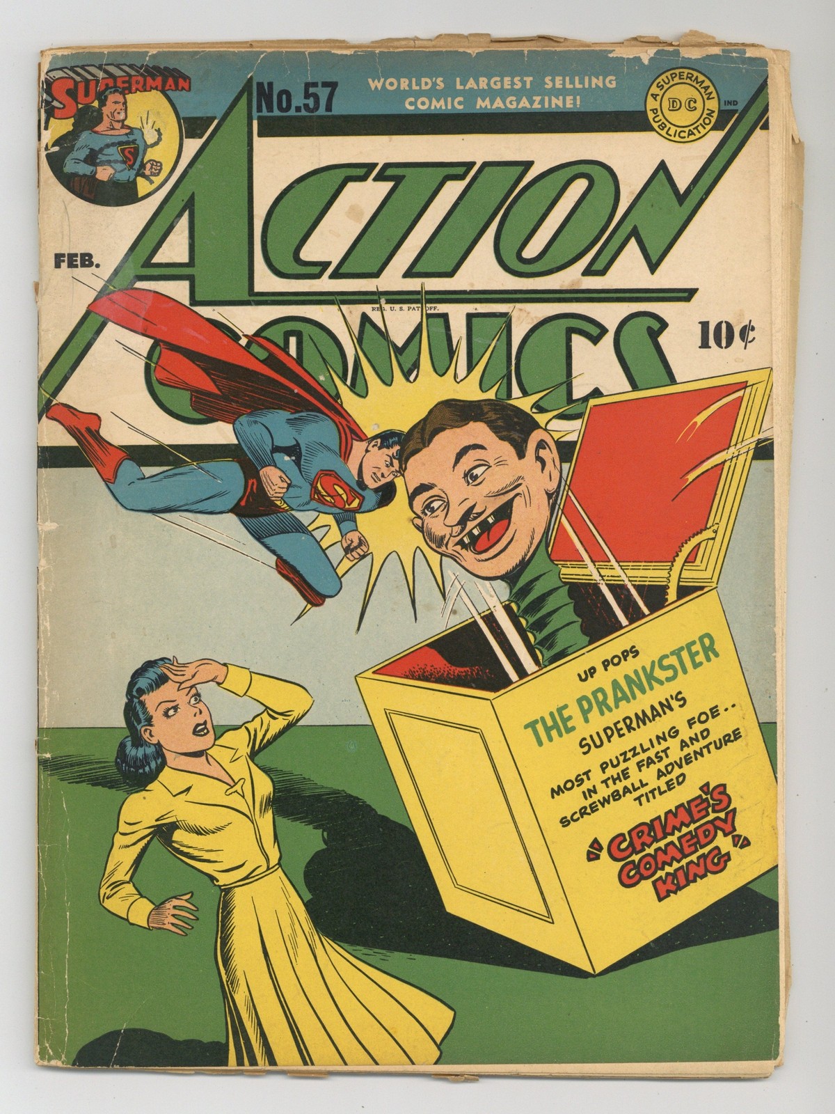 Action Comics #57 GD- 1.8 1943