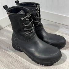 BOGS Sauvie Snow Boots Men’s Size 10 M Black Insulated -40F Waterproof