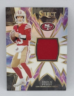 2023 Panini Select Football Brock Purdy Sparks Patch Silver Prizm /99 49ers