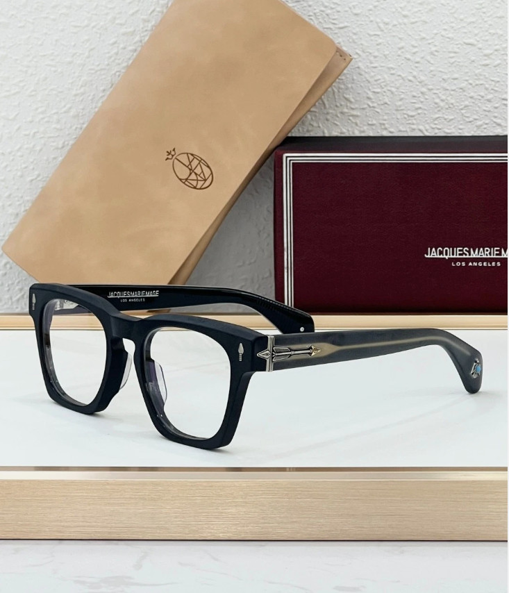 Jacques Marie Mage Zephirin Black Smoke Eyeglasses - Luxury Vintage 49-23