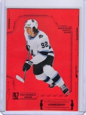 25-26 UD METAL UNIVERSE PRECIOUS METAL GEMS PMG RED LOGAN COOLEY 82/100