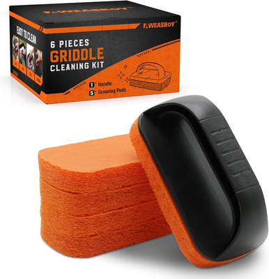 6-Piece Griddle Cleaning Kit for Blackstone, Flat Top Grill Cleaning Kit Non-Scr
