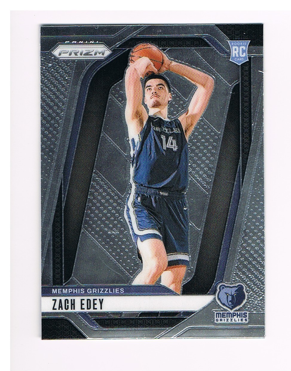2024-25 Panini Prizm Zach Edey Silver Rookie #249