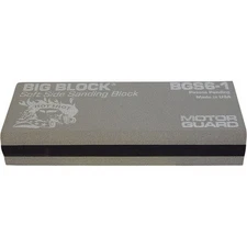 Motor Guard Big Block Soft Side Sanding Block - 6-3/8"L, Made in USA #8038-94