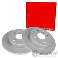 2X Herth+Buss 240Mm Bremsscheiben Hinten Passend FüR Chevrolet Corsa Opel Astra