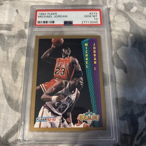 1992 Fleer Jordan PSA 10