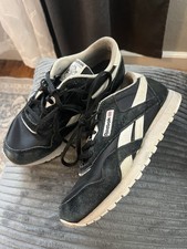 Reebok Classic Royal Nylon Black White Original Size 4