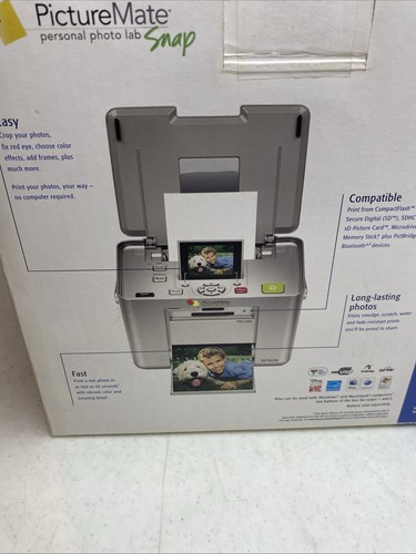 Epson PictureMate Snap PM 240 Digital Personal Photo Lab Inkjet Printer - 第 5/17 張圖片