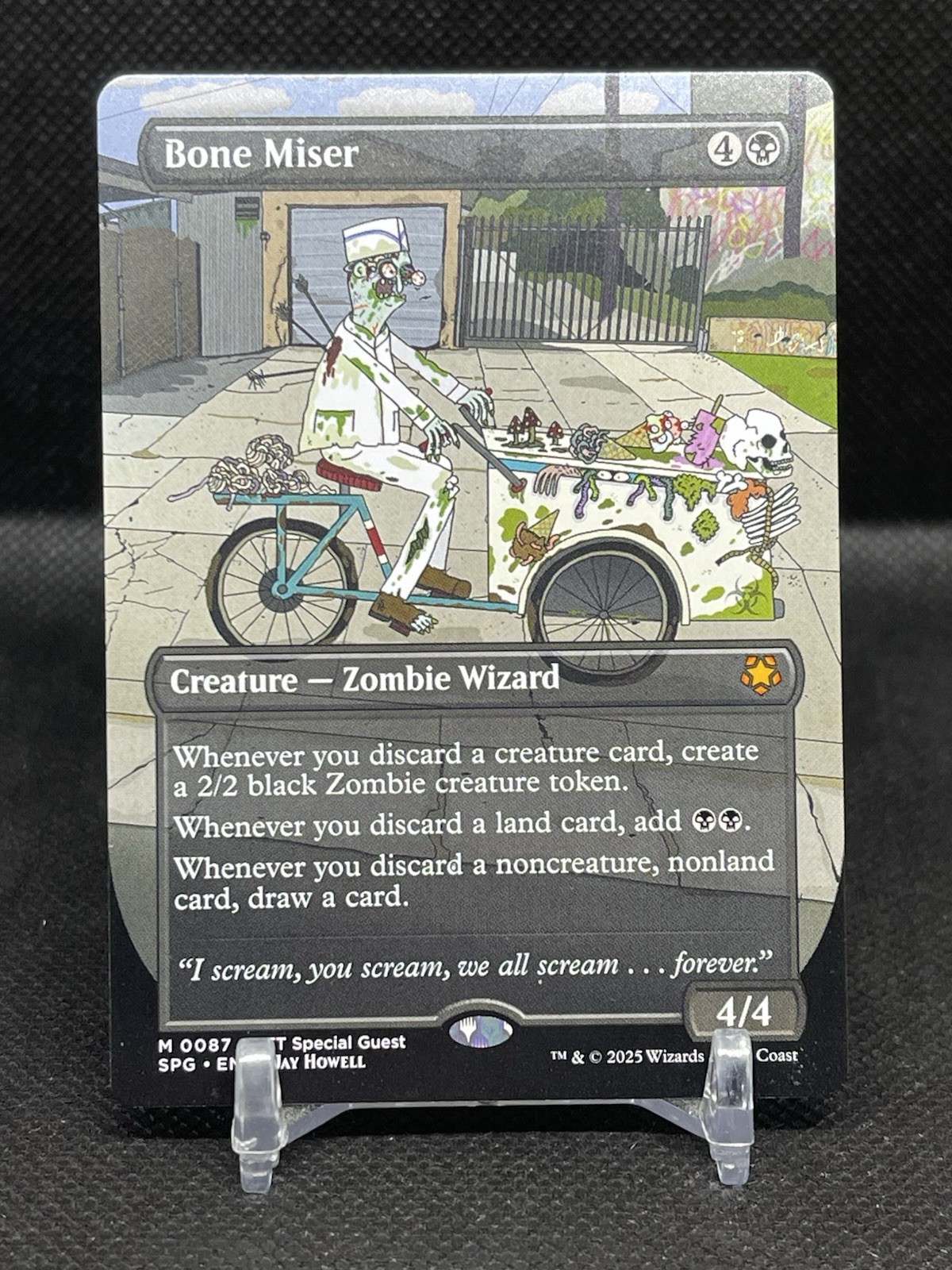 MTG English Bone Miser (Borderless) NM Foil Special Guests 387