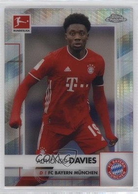 2020-21 Topps Chrome Bundesliga Prism Refractor 81/199 Alphonso Davies #82 12zw