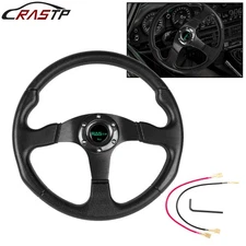 340mm Universal 6 Bolt Racing Drifting Sport Steering Wheel Aluminum w/Horn 