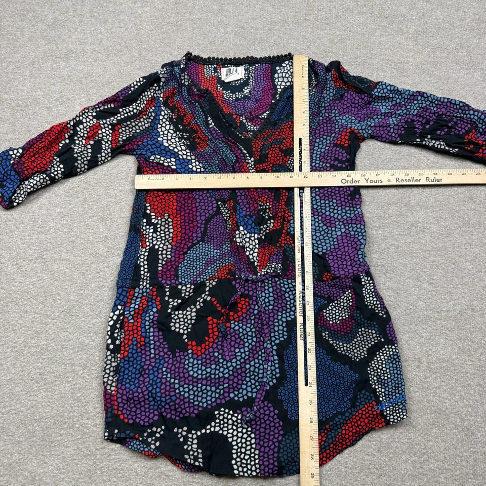 Blusa para mujer Billabong talla S túnica multicolor top vintage Y2k surf playa boho Foto 3 de 4