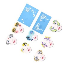   7styles/set Reusable Face Paint Stencil Body Painting Template Flower