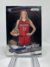 2025 Panini Prizm WNBA Lucy Olsen RC #145 Image Variation Base Prizm Washington
