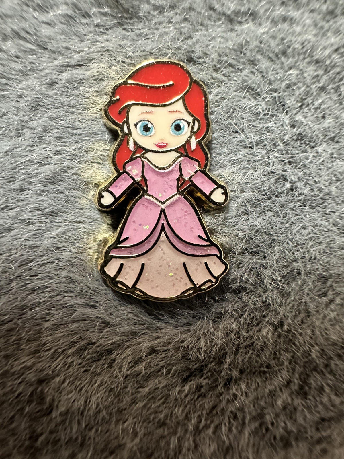 Pink A La Mode PALM Princess Dolls Micro Pin Chaser Pink Dress Ariel LE 250