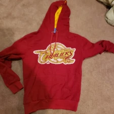 **** Cleveland Cavaliers UNK Hoodie Medium Red Mens Blue Label