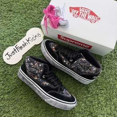 Size 9 - Vans Half Cab Supreme x Mike Kelley Black VN00112HBLU NEW