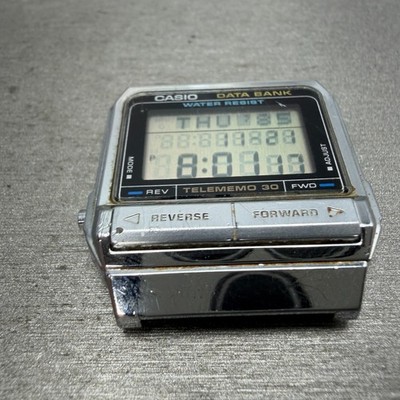 CASIO DATA BANK DB-310 Gold Watch Battery Changed 2026 for sale