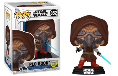 Funko Pop Plo Koon #852 Glow in the Dark Star Wars Jedi Bobble-Head Vinyl