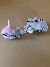 Set of Two Pusheen Plush Ice Cream New w/ Tags 5" x 4"