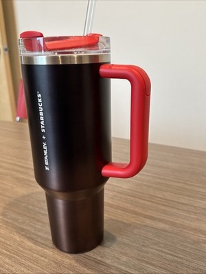Stanley x Starbucks 2025 Taiwan Summer Matte Black Brown 40oz SS